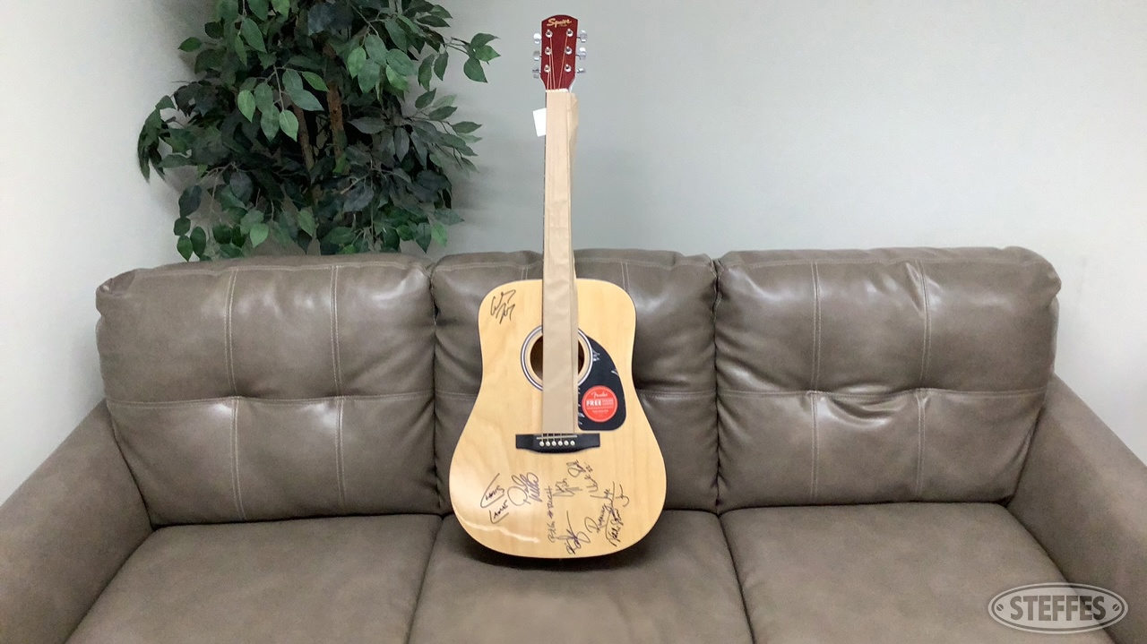 2022 Country Stampede Autographed Squier Guitar